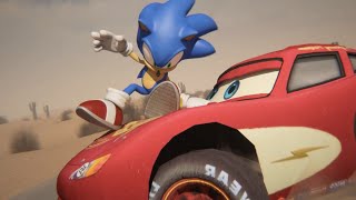 Sonic vs Lightning McQueen! (Sonic The Hedgehog vs Cars) | EPIC 3D ANIMATION