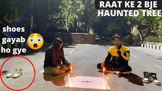 Calling ghost by charlie charlie game - dwarka sec 9 haunted tree 😬