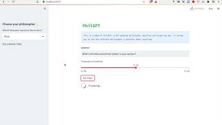 CS 324 Project - PhilGPT - Short Demo