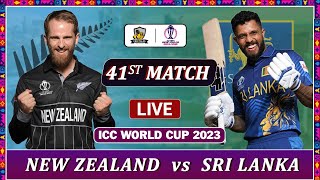 SRI LANKA vs NEW ZEALAND ICC WORLD CUP 2023 MATCH 41 LIVE SCORES | SL vs NZ LIVE