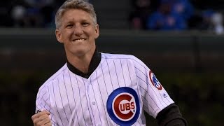 Schweinsteiger's Wrigley debut