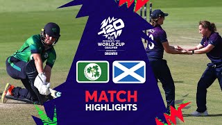 Ireland v Scotland | Semi-final 1 | Match Highlights | Women’s T20WC Qualifier 2024