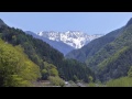 大鹿村からの景色〜赤石岳が美しい