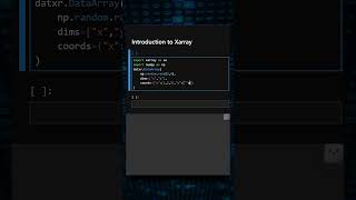 Introduction to Xarray