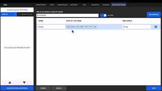 Workstation Create A Scheduled Pricing Event