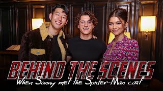 Zendaya, Tom Holland AND Heung-Min Son meet up ahead of Spider-Man: No Way Home release!