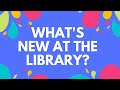 What's New at the Library? (Picture Books, 10/26/2020)