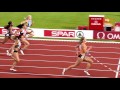 Final 100m Femenina Atletismo Cto. Europa Aire Libre Amsterdam 2016