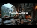 🔥🌧 Rainy Evening in Scottish Castle | Cozy Fireplace Ambience for Sleep & Relaxation | No Ads