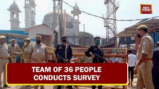 Gyanvapi Mosque Survey: Team Of 36 People Conducts Survey Amid Heavy Security
