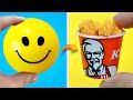 DIY Miniature KFC Chicken Burger Popcorn Nuggets Fries Realistic Doll Food Barbie Hacks Doll Crafts