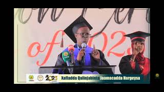 Xafladda Qalinjabinta ardayda Jaamcadda Hargeisa 30th August 2023