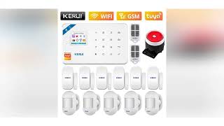 KERUI Home Security Alarm System W181 Wireless WiFi GSM Tuya APP Control Android ios Burgl