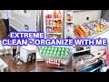 EXTREME CLEAN WITH ME + DECLUTTER + ORGANIZE | DAYS OF SPEED CLEANING MOTIVATION|FRIDGE ORGANIZATION