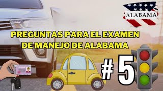 2024 examen de manejo de alabama en espanol 5