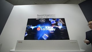 LG Display rollable OLED TV hands-on