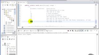 Advanced Java tutorial - Boundary Matchers