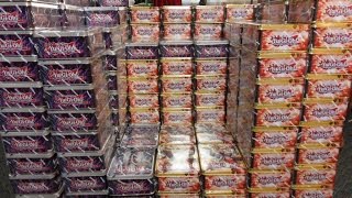 MASSIVE! Yugioh 2015 Mega Tin 20 Case, 240 tin, 720 Booster Pack Opening Extravaganza!!