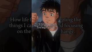 Focus on what’s within your control #hajimenoippo #anime #ippo #animequotes #shorts