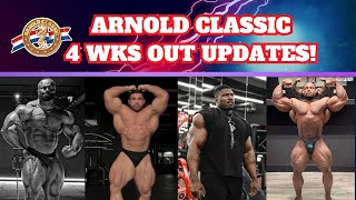 Arnold Classic Updates 4 Weeks Out!