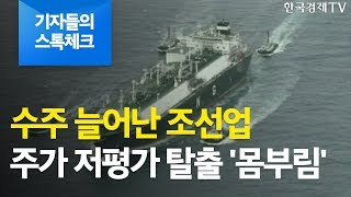 [기자들의 스톡체크] 조선주, 수주 기대감에 저평가 탈출 몸부림 / 한국경제TV