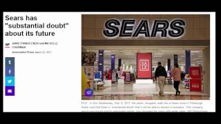 Sears has substantial doubt about its future