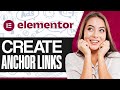 How To Create Anchor Links To Another Page In Elementor 2026