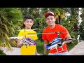 Tantangan Drone dan Pesawat Mainan Jason! Seru Bermain Terbang Tinggi | Jason Vlogs Indonesia