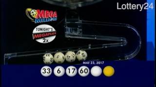 2017 05 23 Mega Millions Numbers and draw results