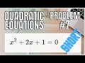 Quadratic Equations [#7] | x² + 2x + 1 = 0 | #Shorts