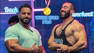 back work with ifbb pro Anas Charbak مقابلة مع بطل مغربي