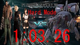 【FF7リメイク】 ダストドーザー TA Hard【63秒】FF7 Remake Crab Warden Speedrun ファイナルファンタジーVIIリメイク