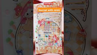 Cute Orange Journal 🧡 #journal #journaling #cute #shorts  #creative #orange #asmr #healing #relaxing