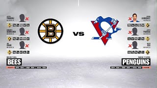 NHL 23 Gameplay: Boston Bees vs New York Penguins #nhl23 #PS5Share #nhlbruins #noquitinny