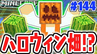 便利なカボチャ畑を作ろう!!ハロウィン前の建築準備!!マイクラ実況Part144【マインクラフト】