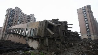 ABANDONED HAUNTED HIGHLAND TOWERS (COLLAPSED)