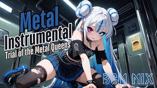 [1 Hour][Metal] Trial of the Metal Queens: 60 Minutes of Metal. Exercise and Gaming🎧🔥