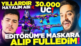 EDİTÖRÜME MASKARA ALIP FULLEDİK! HAYALİYMİŞ! (ÇOK DUYGULANDI) PUBG Mobile