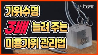 [JOEWELL]모르면 손해 보는 명품가위 관리법 ㅣ 가위 관리 조금만 하면 본전 뽑는다! ㅣ 조웰가위 ㅣ 일제가위 ㅣ 닭표가위 ㅣ 본전템 가위