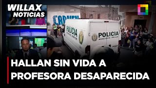 Willax Noticias - ENE 15 - HALLAN SIN VIDA A PROFESORA DESAPARECIDA | Willax