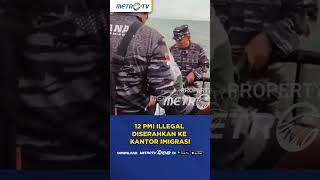 TNI AL Tangkap Kapal Pengangkut 12 PMI Ilegal #shorts