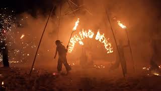 Most INSANE  epic Fire Show @ Catch Beach club in Phuket Thailand (ASMR) (4k)