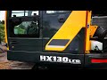 hyundai hx130lcr walk around in slovakia