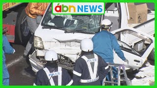 軽トラックと軽乗用車の正面衝突で1人死亡2人けが　路面凍結で一方が対向車線にはみ出したか（abnステーション　2024.12.09）