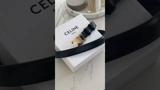 Unboxing the Celine triomphe belt that everybody wants to have in his/her closet