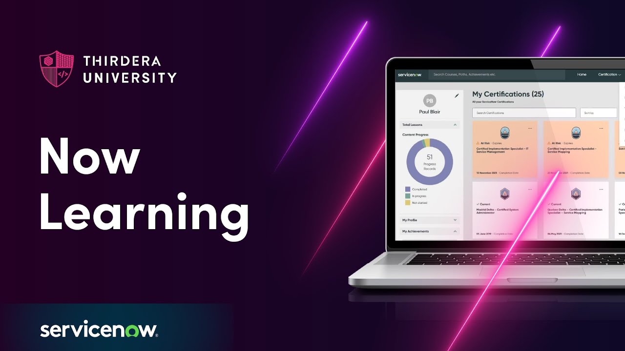 Explore ServiceNow Now Learning - YouTube