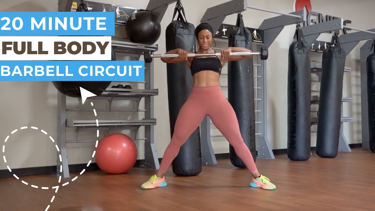 20 Minute Full Body Barbell Circuit - YouTube