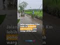 PROTES JALAN RUSAK, WARGA DI PATI TANAM POHON PISANG