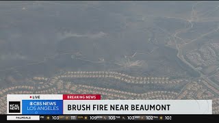 Firefighters respond to Highland Fire in Beaumont, evacuation orders issued
