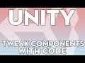 Unity Tutorials - Beginner 17 - Tweaking components via script - Unity3DStudent.com
